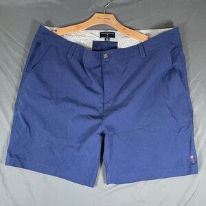 Margaritaville Chino Shorts Men's Size 42 Navy Blue Stretch Beach Golf Preppy